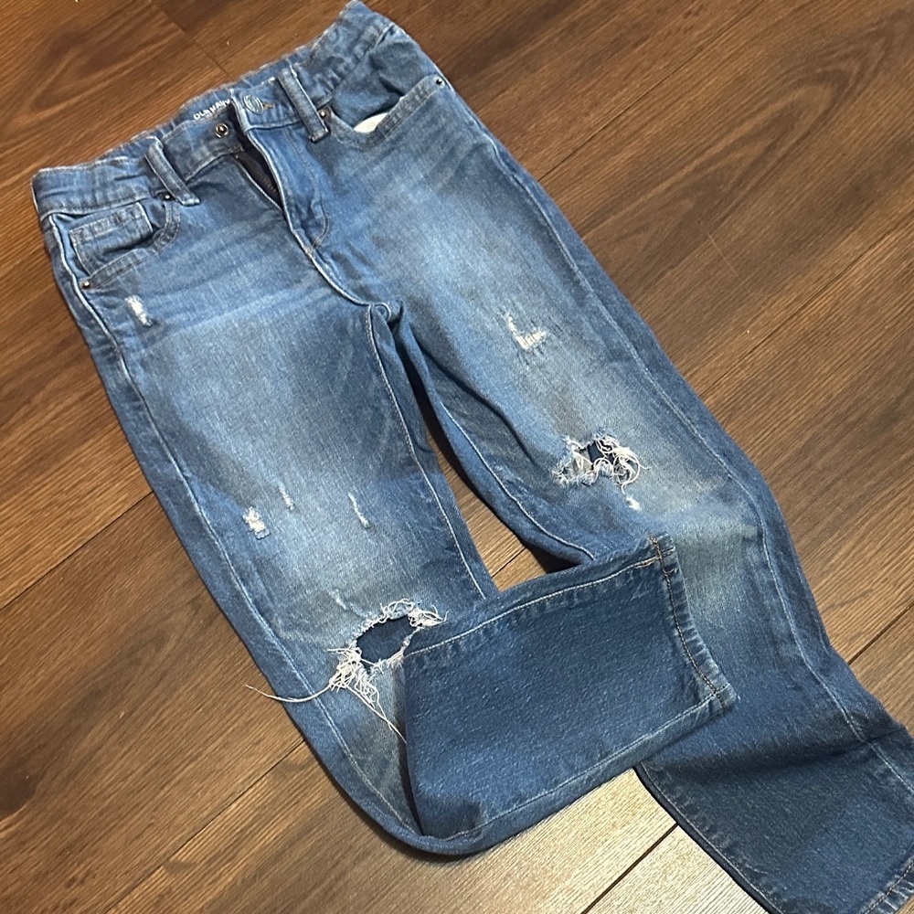 Boy’s Old Navy Blue Distressed Slim Jeans